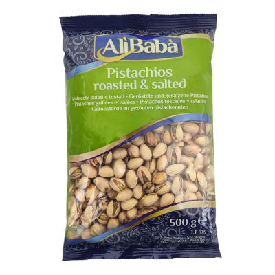 PISTA ROASTED/SALED (ALIBABA) 12X500G