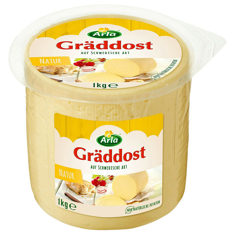 Arla Gräddost Natur 1KG Butterkäse
