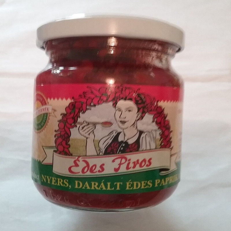 Ungarn - Paprikapaste süß - 210 gr. Glas