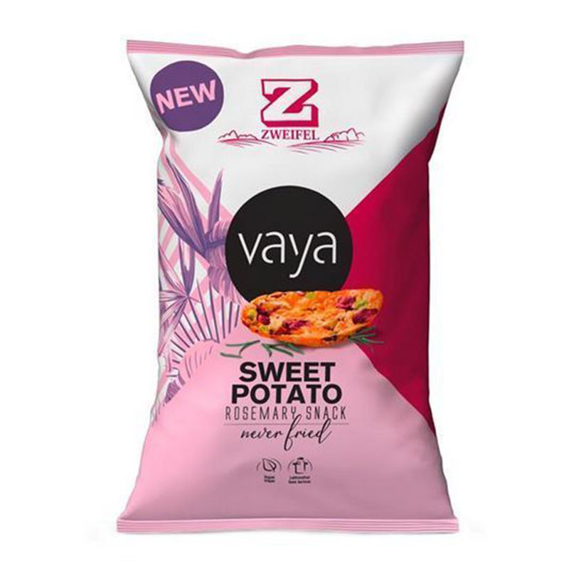 Vaya Sweet Potato Rosemary Snack Vegan, 75 Gramm Beute 5 Varianten