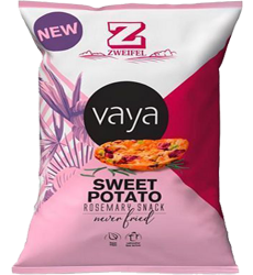 Vaya Sweet Potato Rosemary Snack Vegan, 75 Gramm Beute 5 Varianten