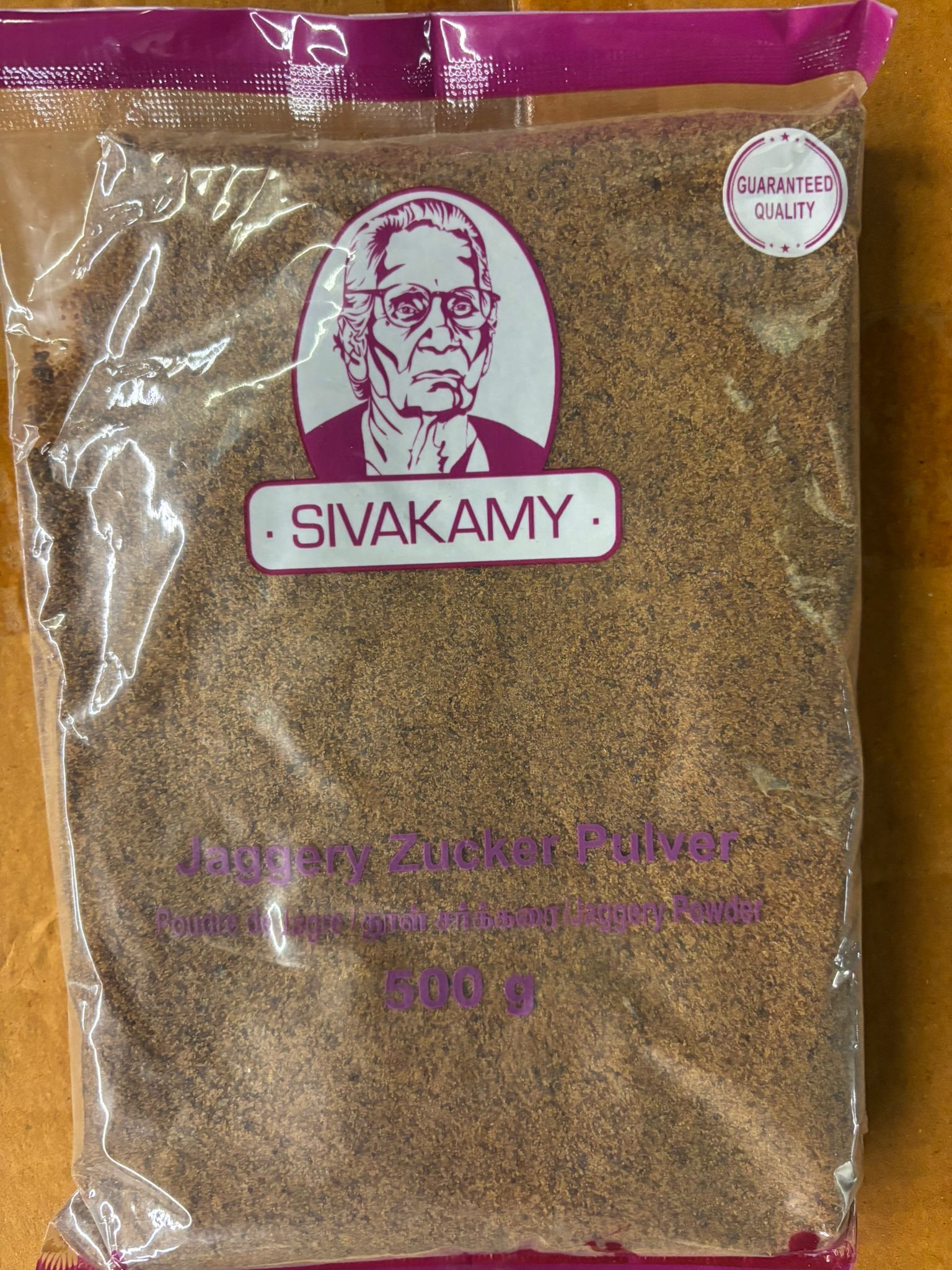 Jaggery Pulver SIVAKAMY 20X500 G