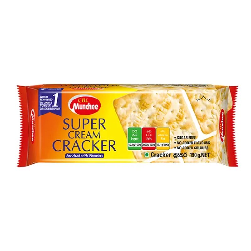 Super Cream Crackers MUNCHEE 24X190g