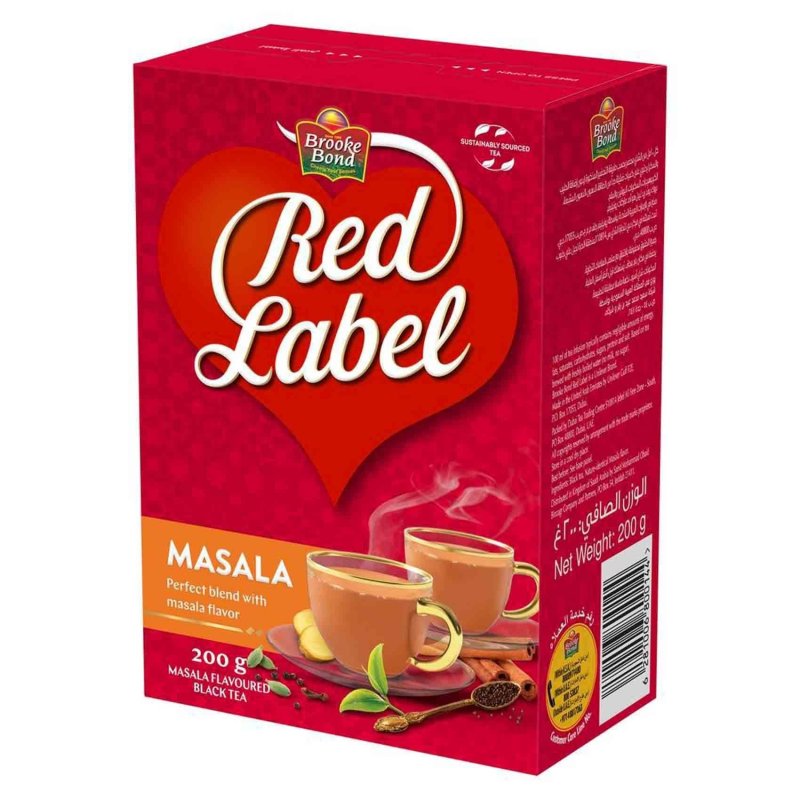 Masala Tea Red Label BROOKE BOND 24X200g